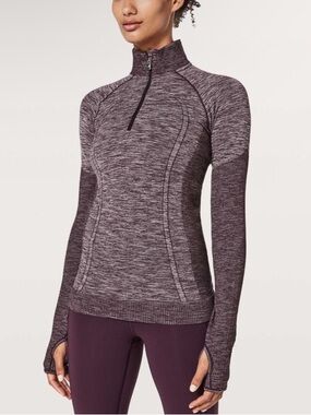 Lululemon Swiftly Wool 1/2 Zip - Sz 8